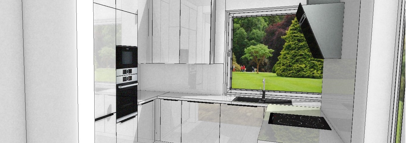 Fotorealistyczna wizualizacja kuchni 3D